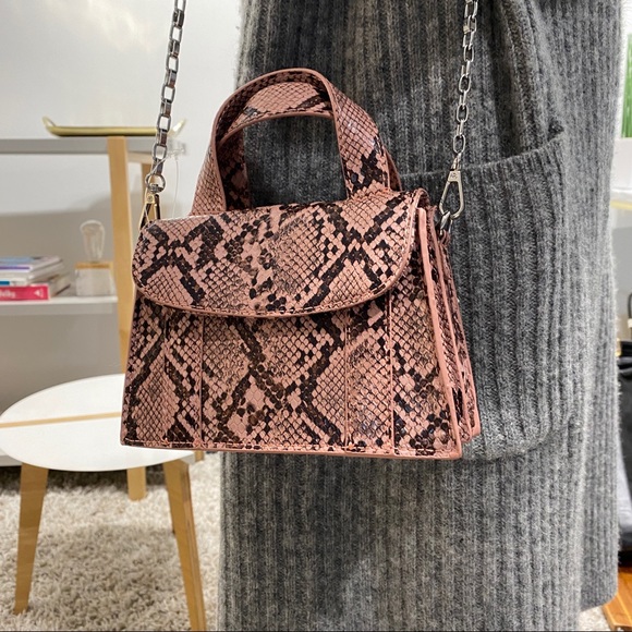 Zara Bags | Moving Sale Zara Snakeskin Crossbody Bag | Poshmark